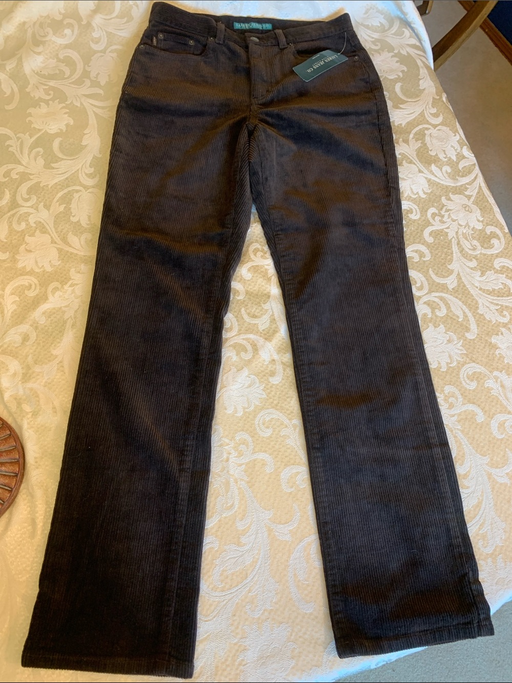 Ralph Lauren Dark Brown Corduroy Bootcut Pants